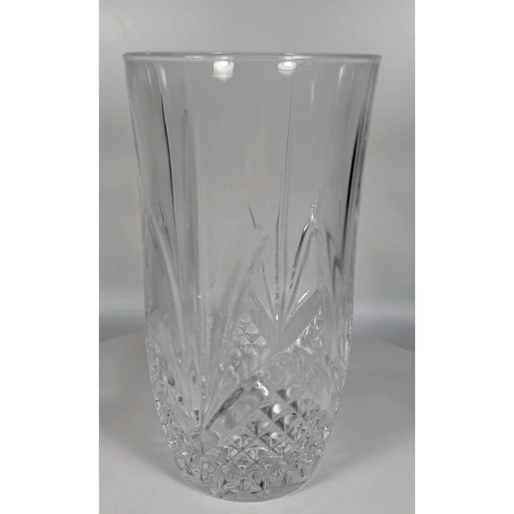 Set of 2 Cristal de Flandre Salzburg Highball Glasses 5.5